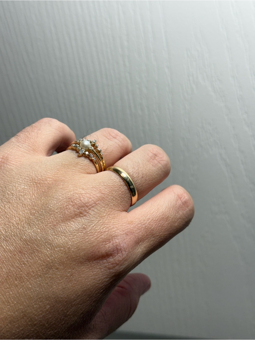 Kendra Scott Polished 14k Gold Devin Band Ring - size 8 - Picture 4 of 7